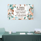 Brot-Zitate von Robert Browning Banner (Messeveranstaltung)