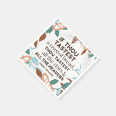 Brot-Zitate von Robert Browning Serviette (Ecke)