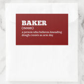 Brotbacken Funny Definition Sticker (Tasche)