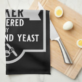 Brotbacken Geschirrtuch (Viertel Falte)