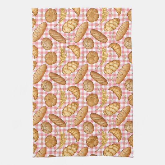 Brotbacken Geschirrtuch (Vertikal)