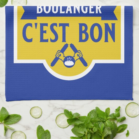 Brotbacken Geschirrtuch (Gefaltet)