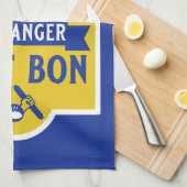 Brotbacken Geschirrtuch (Viertel Falte)