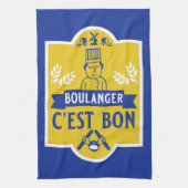 Brotbacken Geschirrtuch (Vertikal)