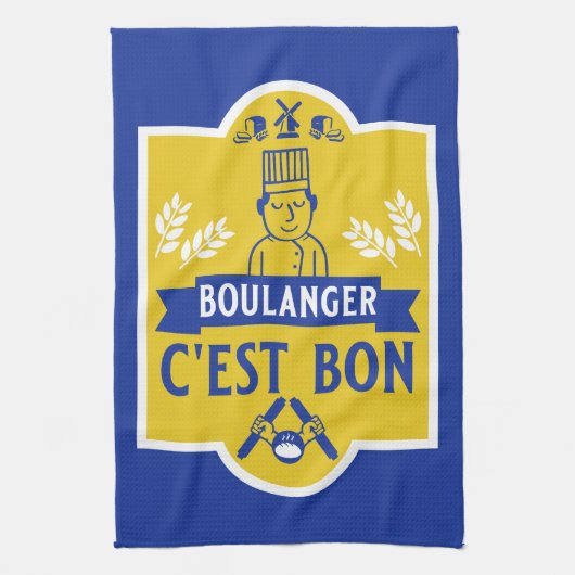 Brotbacken Geschirrtuch (Vertikal)