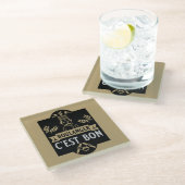 Brotbacken Glasuntersetzer (Schrägansicht)