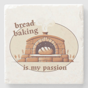 Brotbacken ist meine Leidenschaft Steinuntersetzer
