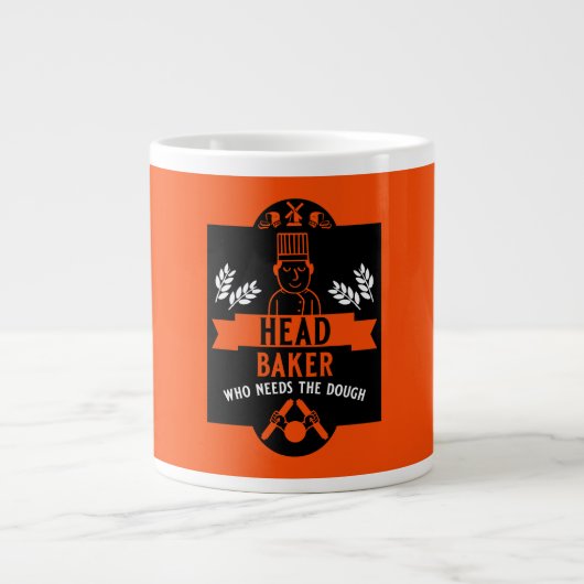 Brotbacken Jumbo-Tasse (Vorderseite)