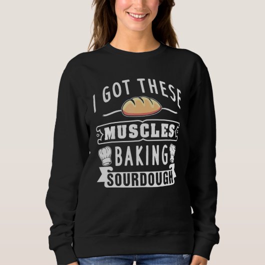 Brotbacken mit Brotlaibe Sweatshirt (Vorderseite)