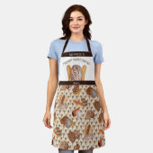 Brotbacken Schürze (Getragen)