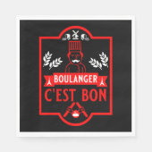 Brotbacken Serviette (Vorderseite)