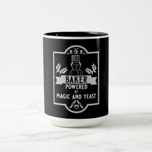 Brotbacken Zweifarbige Tasse