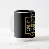 Brotbacken Zweifarbige Tasse (Vorderseite Links)