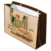 Brotbackerei LGB Große Geschenktüte (Rückseite Schrägansicht)