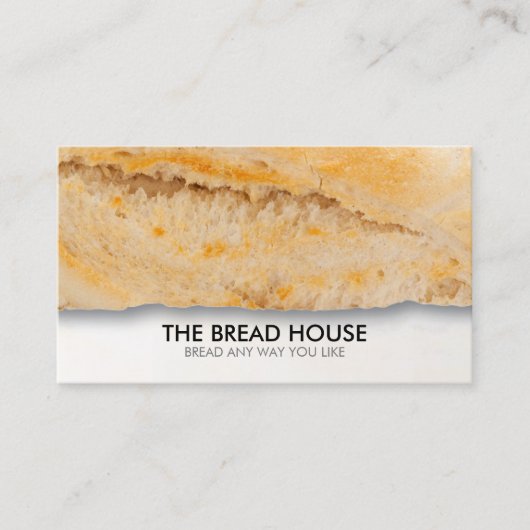 Brotbäckerei nach Maß Visitenkarte (Vorderseite)