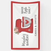 Brotbäckerin Business Pastry Koch Banner (Vertikal)