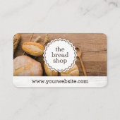 Brotbackerkarte Visitenkarte (Rückseite)