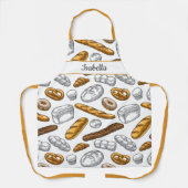 Brotbackmuster Personalisiert mit benutzerdefinier Schürze (Vorderseite)