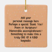 Brotbackofen Ofen Quadrat Keramikornament (Rückseite)