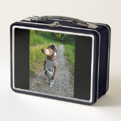 Brotbox Metallbox Brotdose Aufbewahrung (Vorderseite)