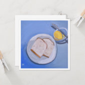 Brotbrot Karte (Vorderseite/Rückseite Beispiel)