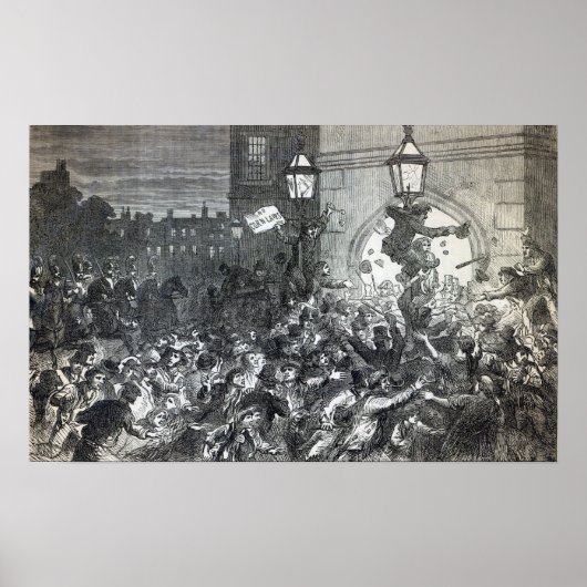 Brötchen am Eingang des Hauses Poster (Vorne)