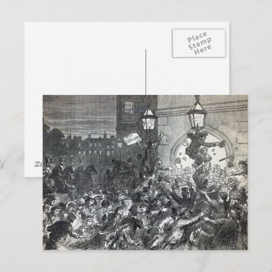 Brötchen am Eingang des Hauses Postkarte (Vorne/Hinten)