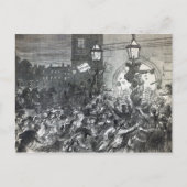 Brötchen am Eingang des Hauses Postkarte (Vorderseite)