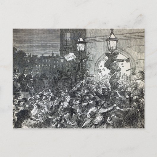 Brötchen am Eingang des Hauses Postkarte (Vorderseite)