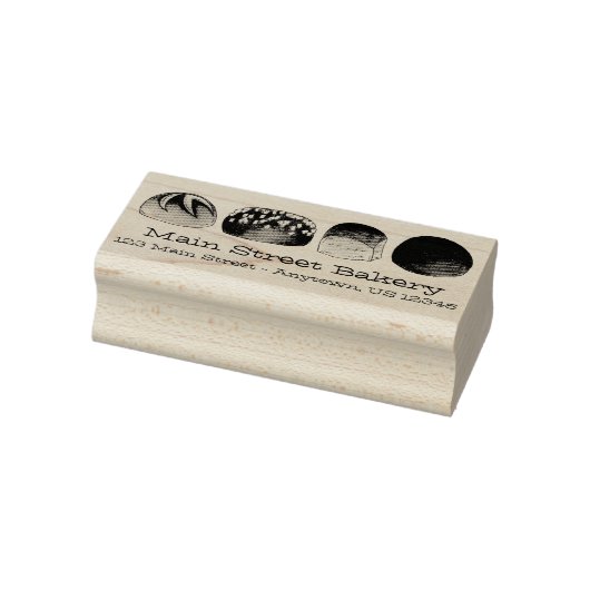 Brötchen Brötchen Bäckerei Bäckerei Koch Feinschme Gummistempel (Stempel)