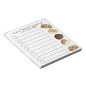 Brötchen Brötchen Bäckerei Bäckerei Koch Feinschme Notizblock (angewinkelt)