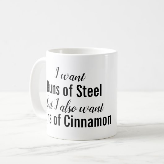 Brötchen des Zimts Kaffeetasse (Vorderseite Links)