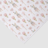 Brötchen, Eis-Whimsy - boho Design Seidenpapier (Ausschnitt)