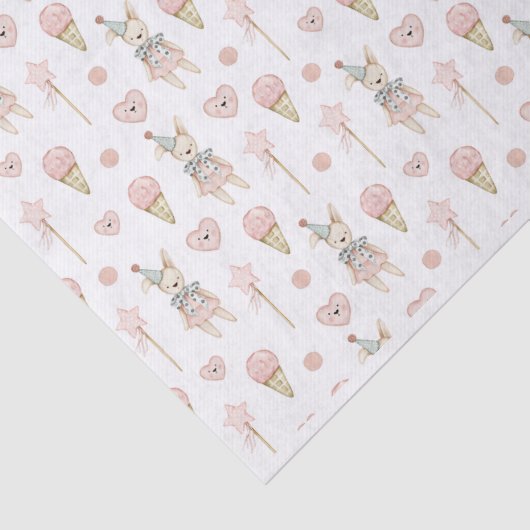 Brötchen, Eis-Whimsy - boho Design Seidenpapier (Ausschnitt)