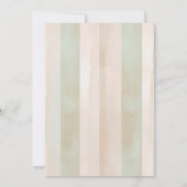 Brötchen im Ofen - Baby Shower Melon Pan Wasserfar Einladung (Rückseite)