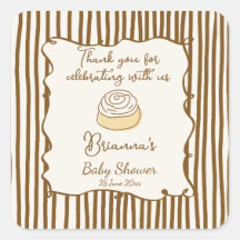 Brötchen im Ofen backen Baby Shower Favor
