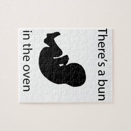 Brötchen im Ofen Puzzle (Horizontal)