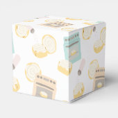 Brötchen in der Ovens Baby-Dusche Geschenkschachtel (Rückseite)
