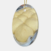 Brötchen Keramik Ornament (Links)