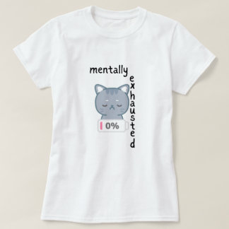Brötchen, Mental erschöpftes Frauentshirt T-Shirt