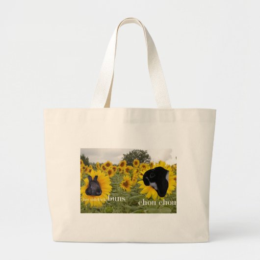 Brötchen und Chou-Tasche Jumbo Stoffbeutel (Vorne)