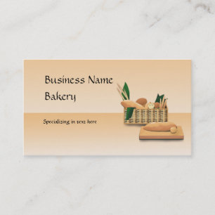 Brötchenbäckerei Custom Business Card Visitenkarte