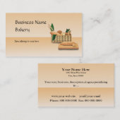 Brötchenbäckerei nach Maß Visitenkarte (Vorne/Hinten)