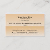 Brötchenbäckerei nach Maß Visitenkarte (Rückseite)