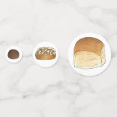 Brötchenbüffel im Oven Baby Duschraum Konfetti (Rückseiten)