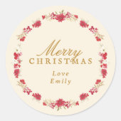 Brötchenfeiertag Runder Aufkleber (Vorderseite)