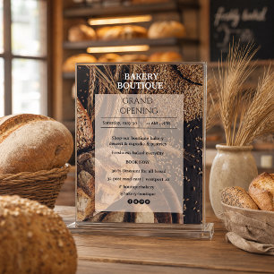 Brötchengebäck Boutique Eröffnung Flyer