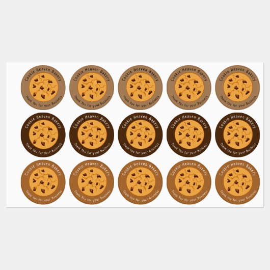 Brötchengebäck Etiketten (Blatt)