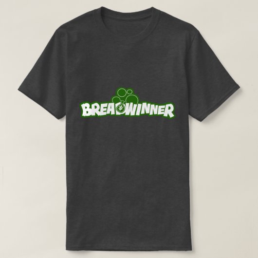 Brötchengewinner auf meinem Papier T-Shirt (Design vorne)