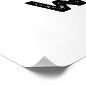 Brötchensieger Funny Food Puff Poster (Ecke)